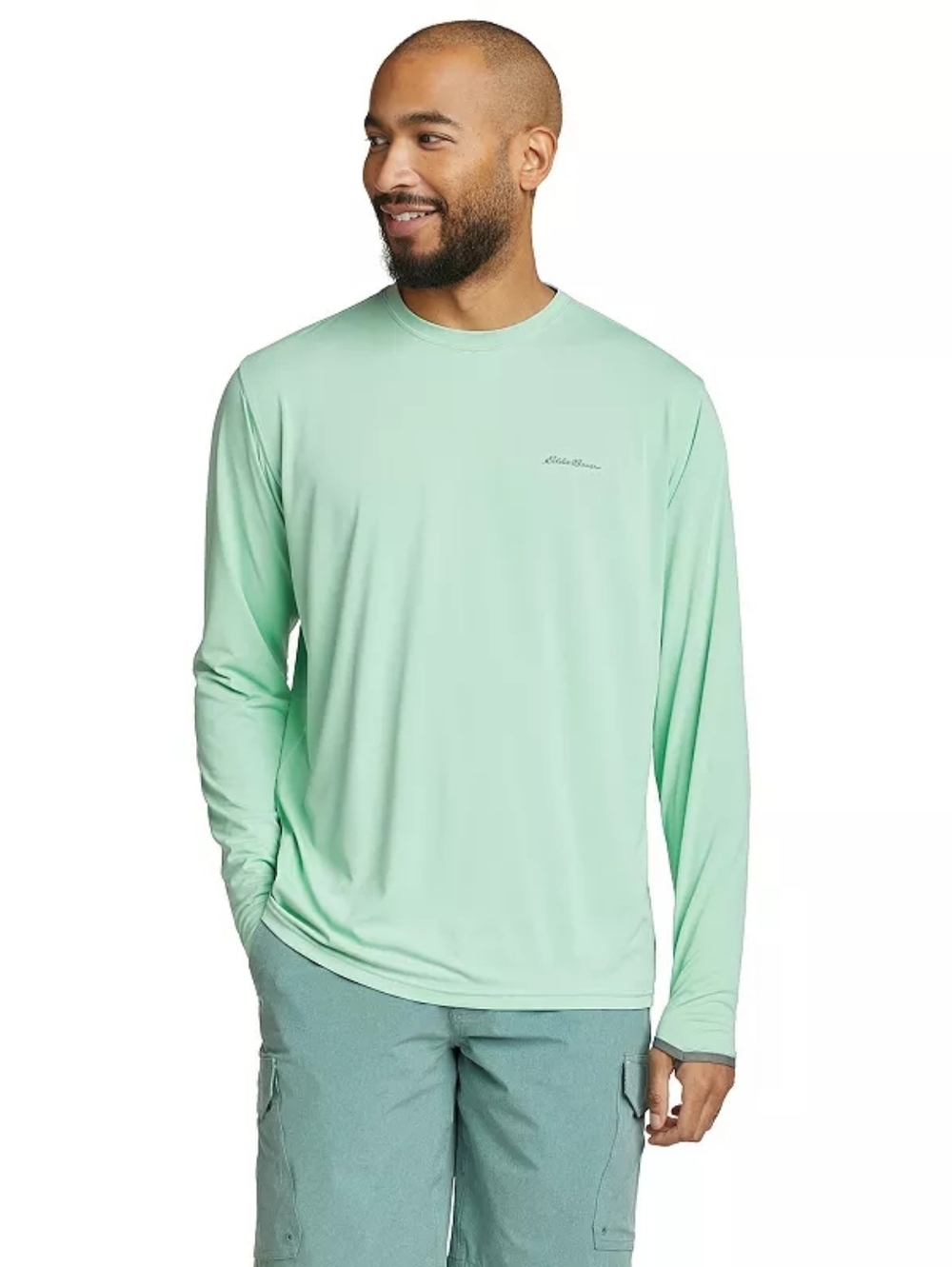 NWT Men's Eddie Bauer UPF 50 Marine Air UPF Crew Size XL